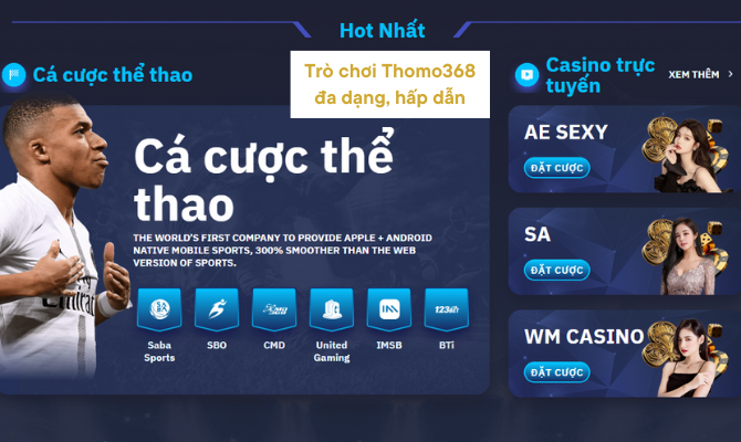 Game hot nhất tại Thomo368